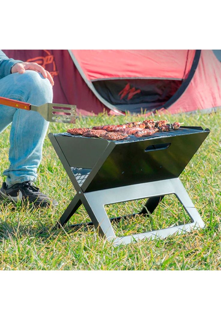 Parrilla Plegable Portátil Metal 44x36x28 CM-7