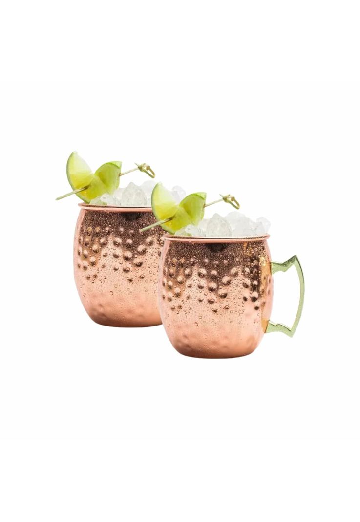 Pack 2 MUG Cobre Vasos Tragos Moscow Mule 500 ML-2