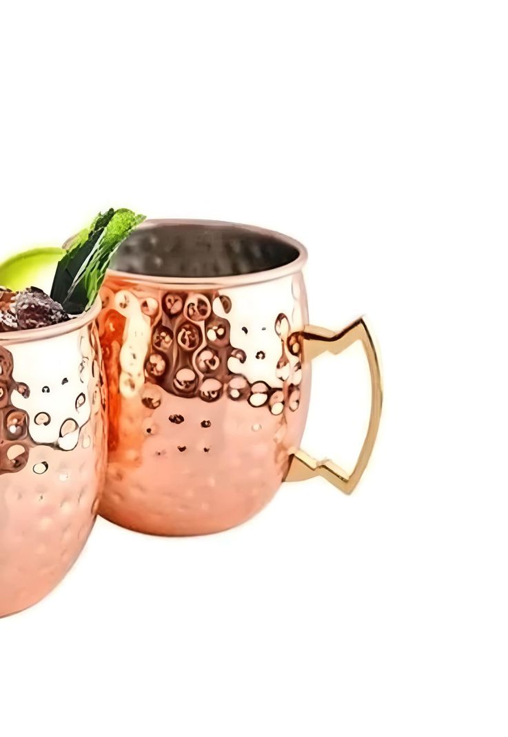 Pack 2 MUG Cobre Vasos Tragos Moscow Mule 500 ML-3