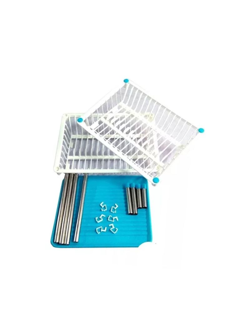 Seca Platos 2 Niveles Blanco 40x32x42 CM-2