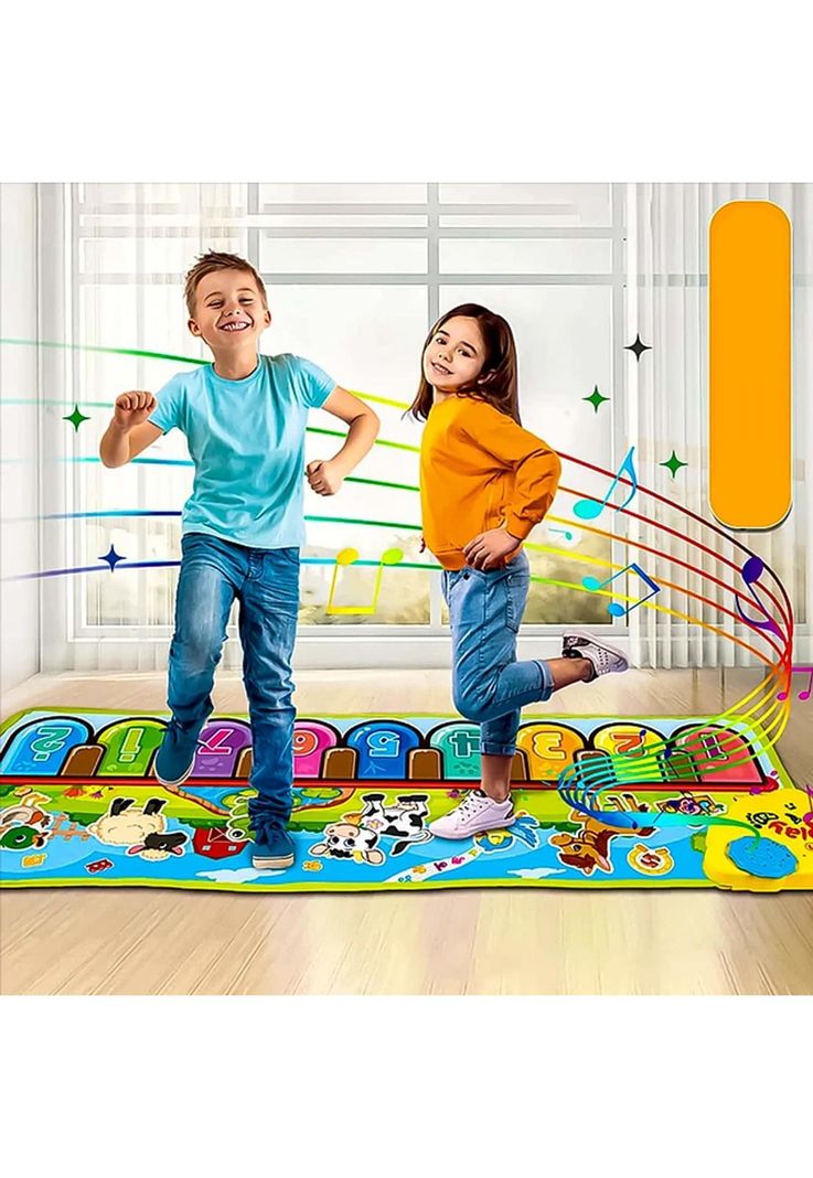 Alfombra Musical Piano Infantil Batería 85X30 CM-3