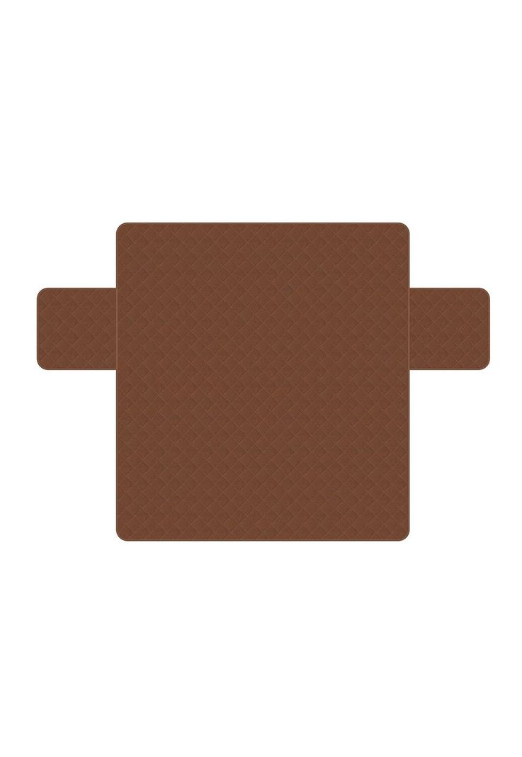 Funda Cobertor Protector Sofá Sillón 2 Cuerpos Café-3