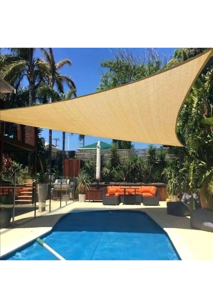 Carpa Toldo Vela Triangular Impermeable UV 5x5x5 MTS-3