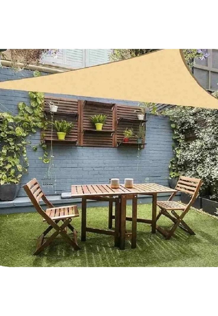 Carpa Toldo Vela Triangular Impermeable UV 5x5x5 MTS-4