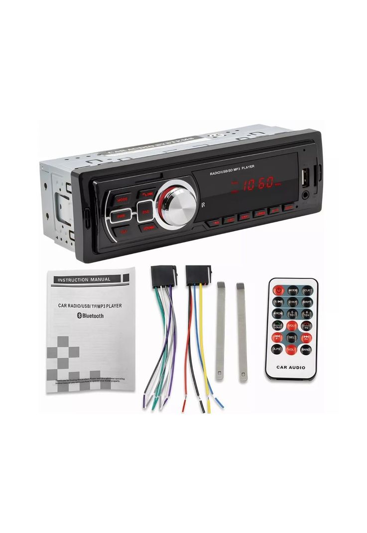 Reproductor Música MP3 FM Bluetooth automóvil-2