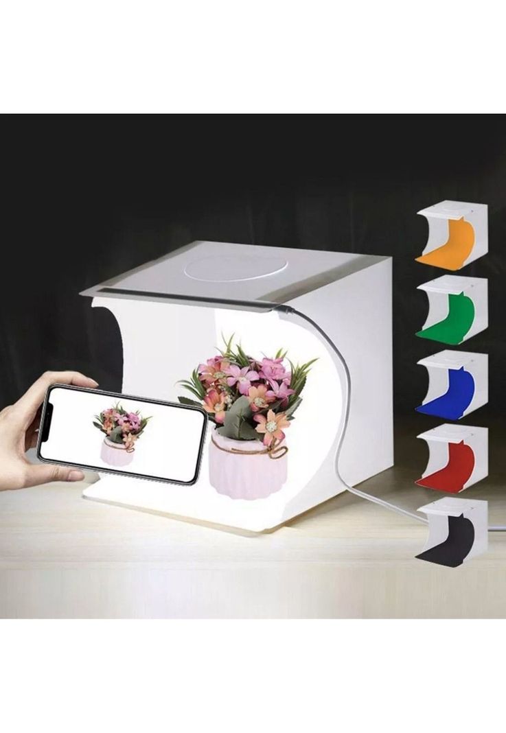 Mini Estudio Fotográfico Caja Luz LED Plegable-2
