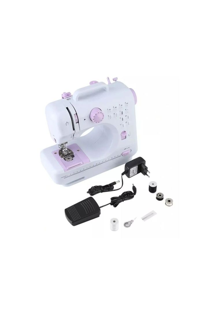 Máquina Coser Portátil Pedal Eléctrica 12 Puntos-3