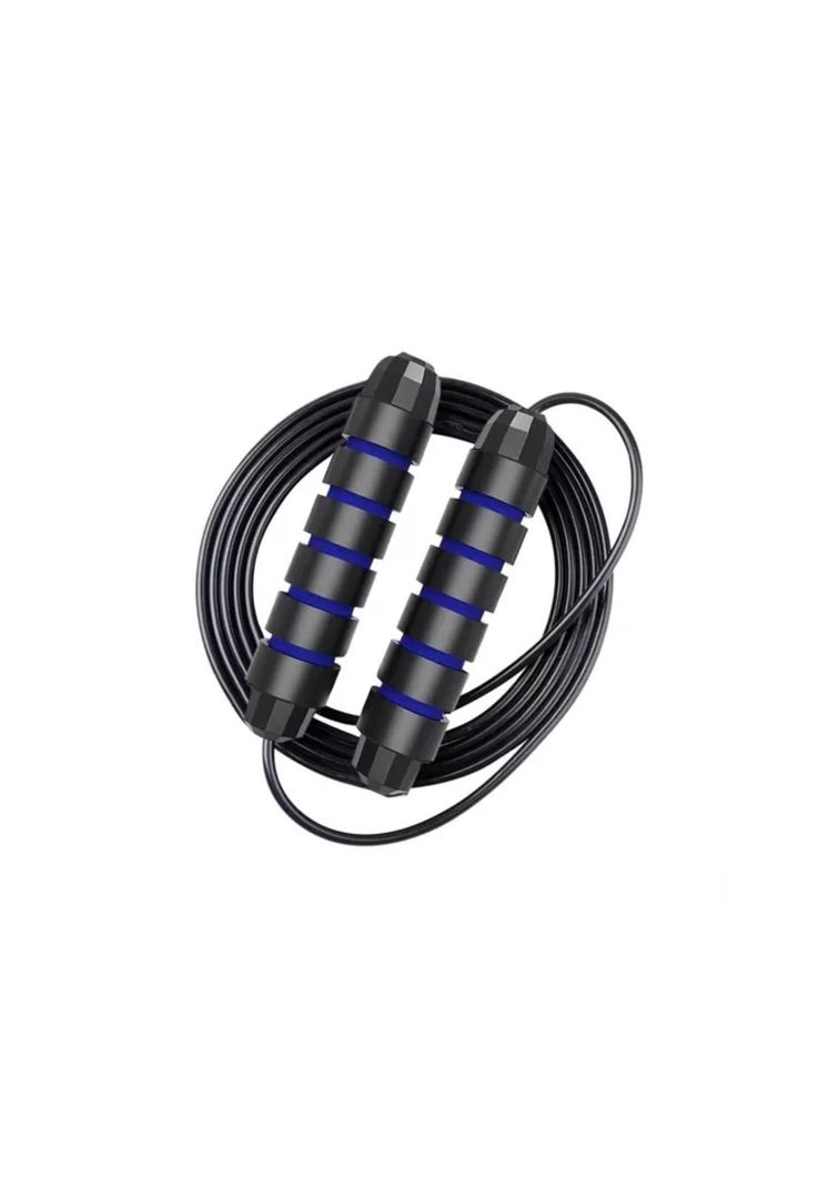 Cuerda Saltar Cardio Crossfit Deporte Azul-1
