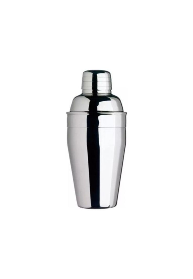Coctelera 3 Piezas Shaker Acero Inoxidable 500 ML Plateado-1