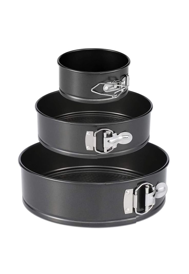 Set 3 Moldes Circular Desmontable Antiadherente Cocina-0