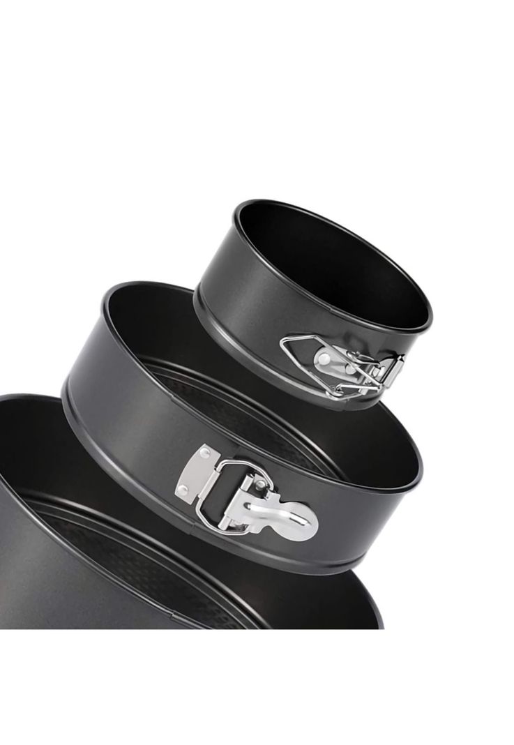 Set 3 Moldes Circular Desmontable Antiadherente Cocina-1