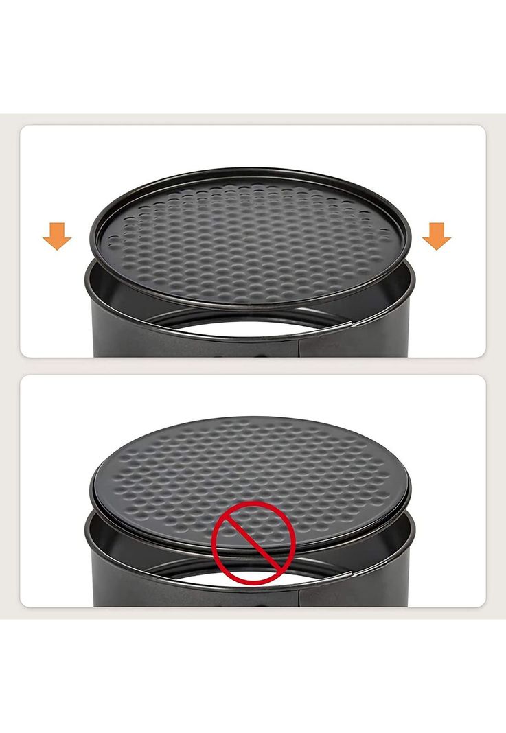 Set 3 Moldes Circular Desmontable Antiadherente Cocina-2