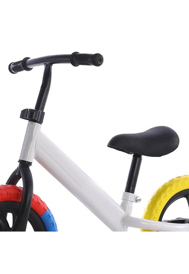 Bicicleta Equilibrio Sin Pedales Infantil Aprendizaje Blanca-2