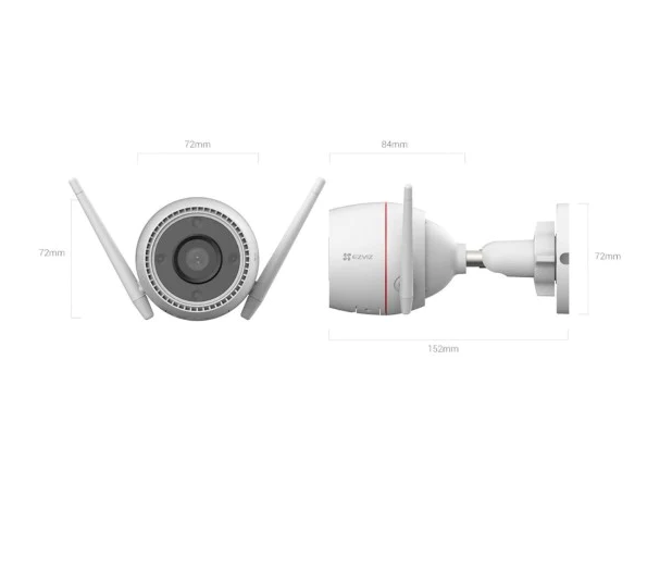Cámara Inteligente tipo Bala Wifi 2K Color-1