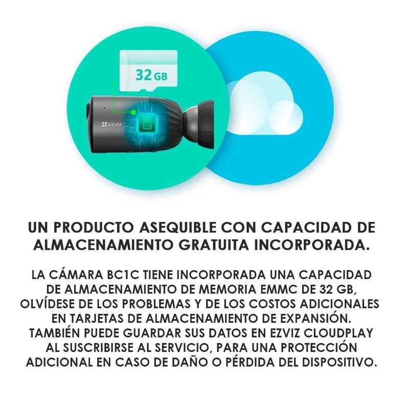 CAMARA EZVIZ ELITE SMART HOME 1080P RECARGABLE 210 DIAS COLOR -1