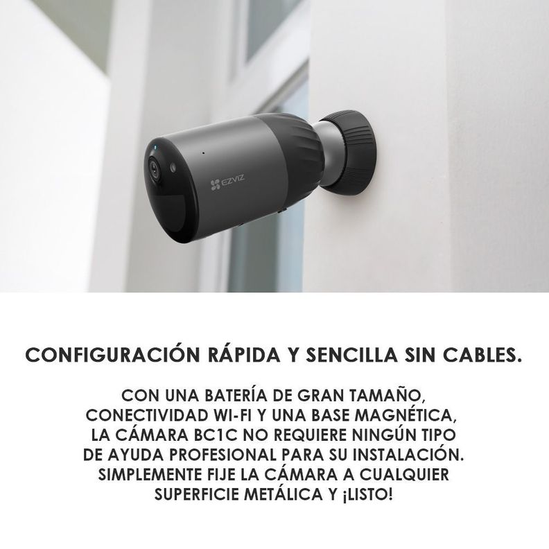 CAMARA EZVIZ ELITE SMART HOME 1080P RECARGABLE 210 DIAS COLOR -2