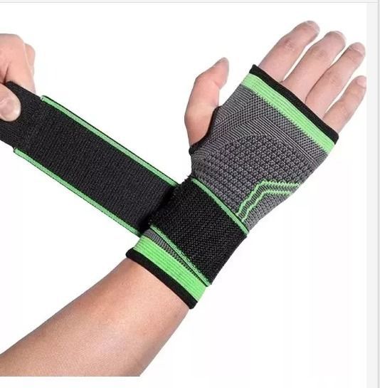 Muñequera Palma Ortopedica Elastica Compresión Gym-0