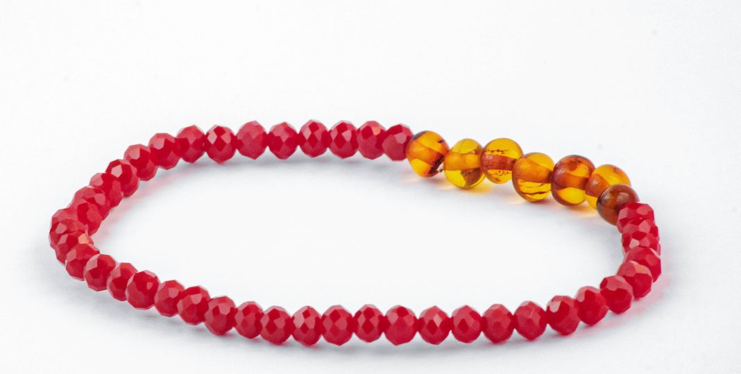 Pulsera Proteccion Ámbar Coñac-0