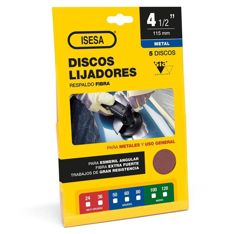 Pack 5 Disco Fibra 4,5\