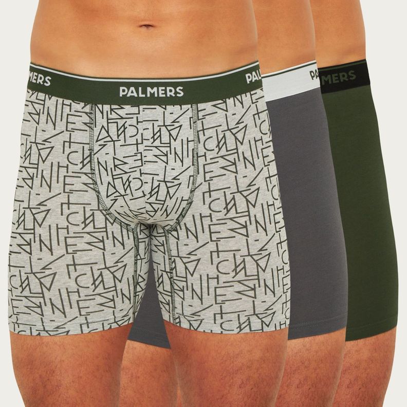 Pack 3 Bóxer Largo Algodón Palmers Hombre P3132L04-0