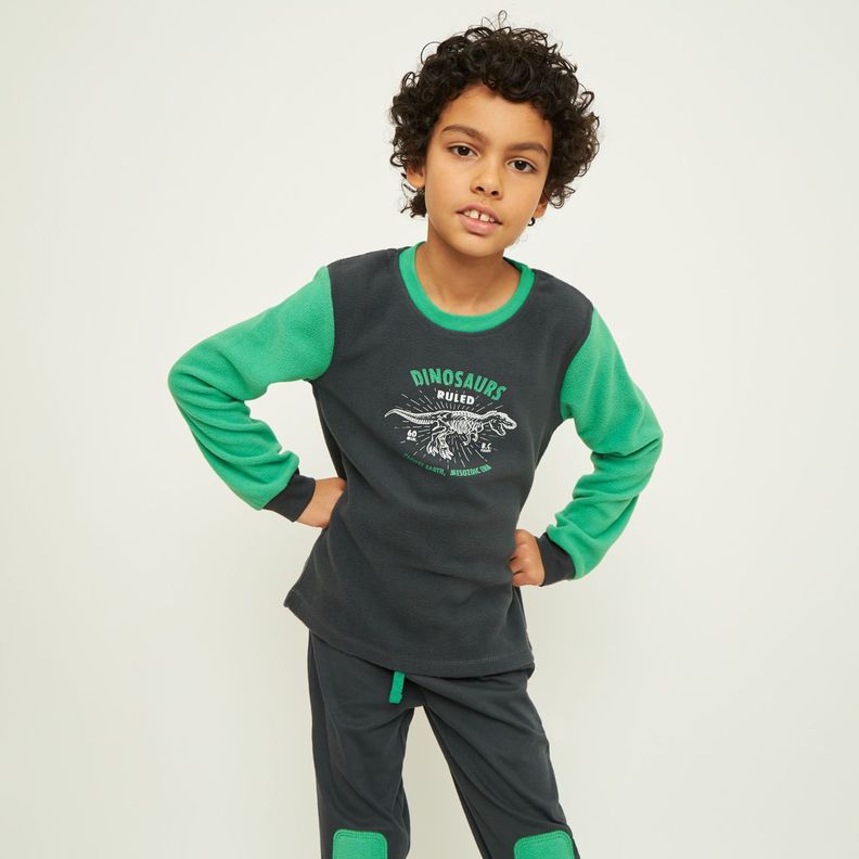 Pijama Niño Largo Micropolar Palmers 87237VER-1