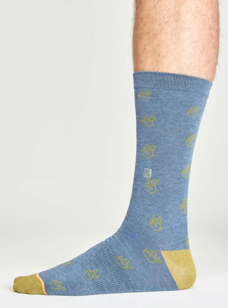 Pack 2 Calcetines Crew Style Hombre Diseño 80967D01-3