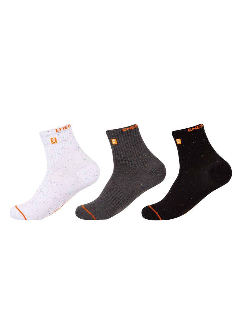 Pack 3 Calcetines Mujer Cortos Algodón Enersocks 80841TRI-0