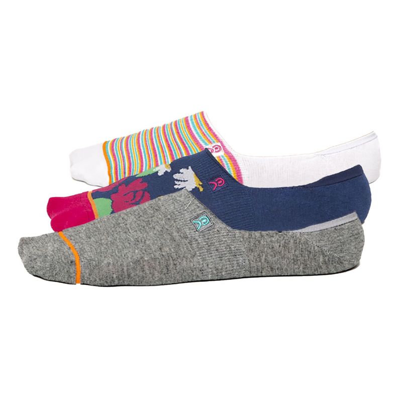 Pack 3 Calcetines Invisibles Mujer Algodón Enersocks 8095601-0