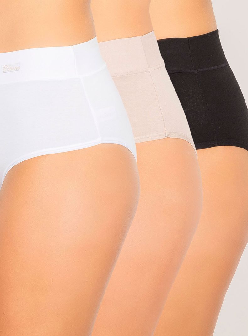 Pack 3 Hikini Algodón P3117A92 Palmers-0