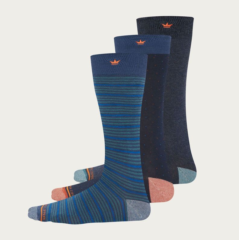 Pack 3 Calcetines De Vestir Cobre Palmers Hombre P3503M21-0
