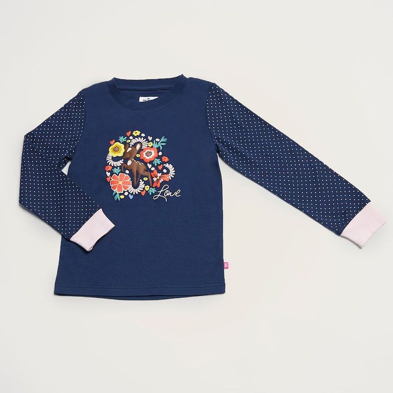Pijama Niña Largo Algodón Palmers 67225AZU-2