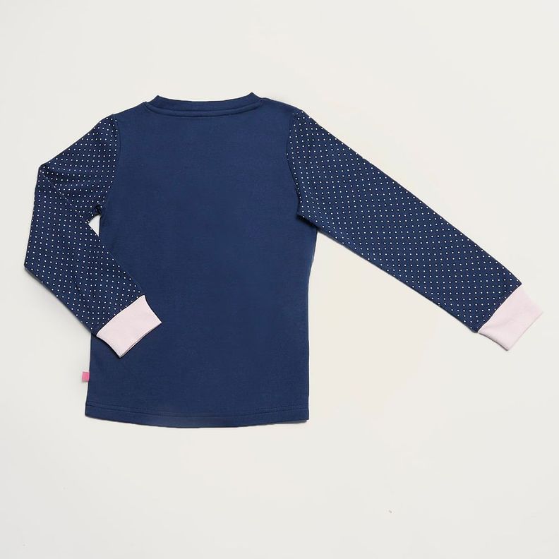 Pijama Niña Largo Algodón Palmers 67225AZU-4