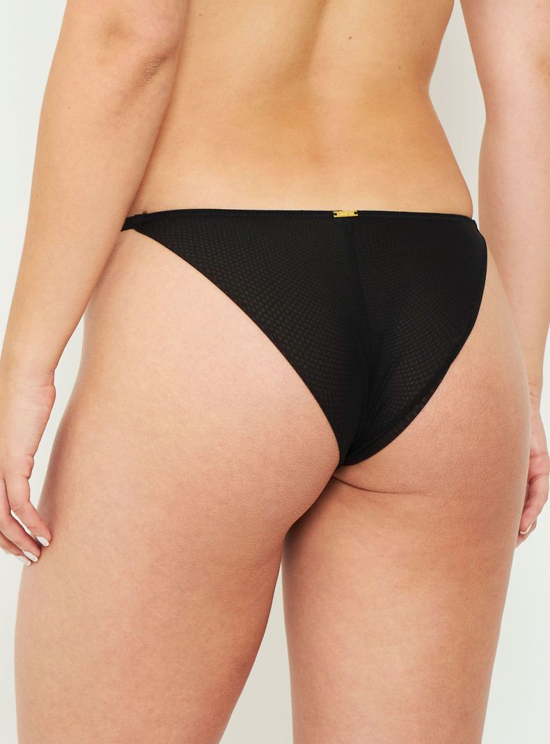 Pack 2 Calzon Bikini Encaje Microfibra Chic France 30639NEG-2