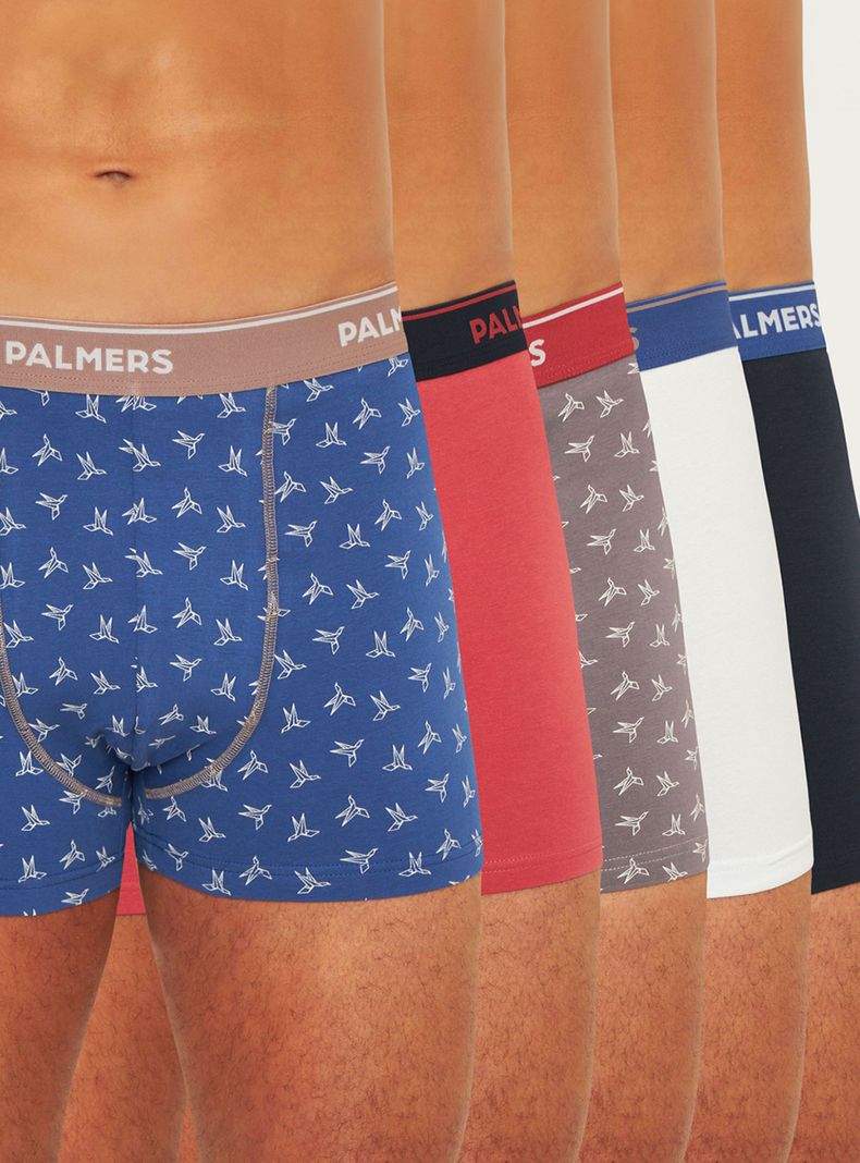 Pack 5 Boxer Medio Algodón Palmers P5109l11-0
