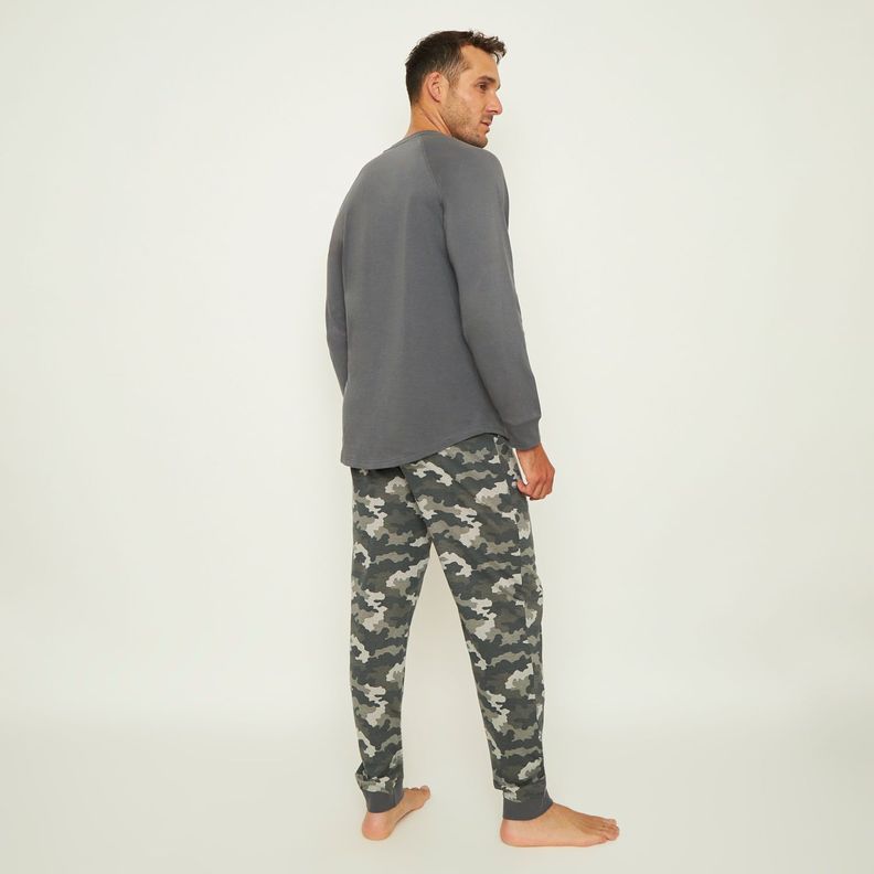 Pijama Hombre Largo Algodón Jersey Palmers 8249AGRO-2
