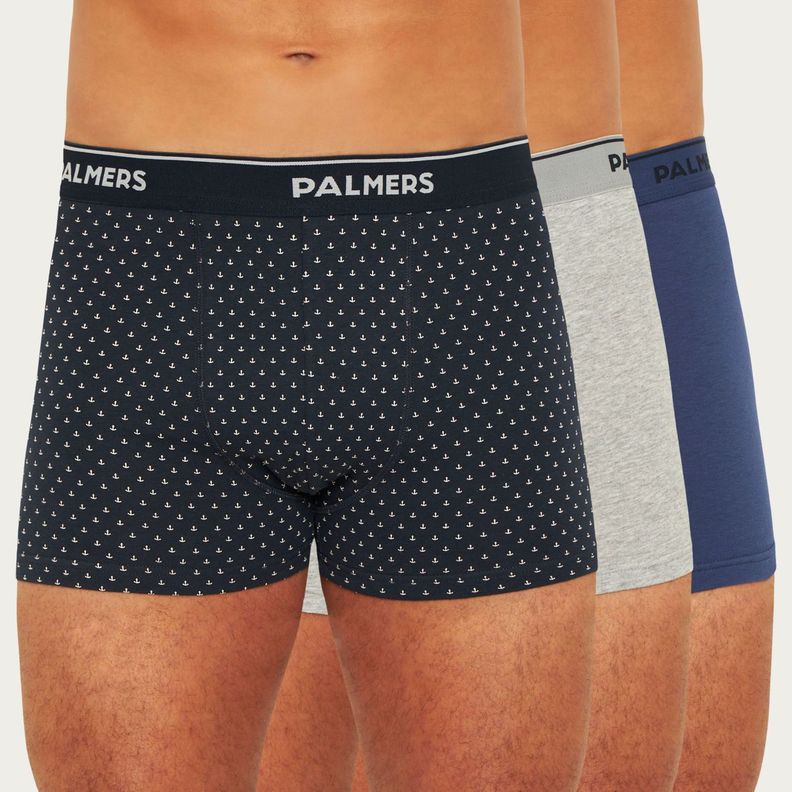 Pack 3 Boxer Medio Algodón Palmers P3139m36-0