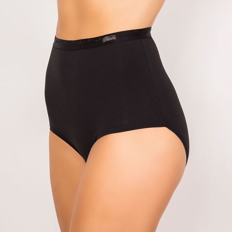 Pack X3 Maxi Algodón Negro Palmers-2