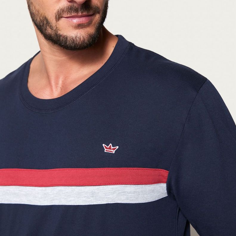 Pijama Hombre Largo Algodón Jersey Palmers 8232AAZU-2