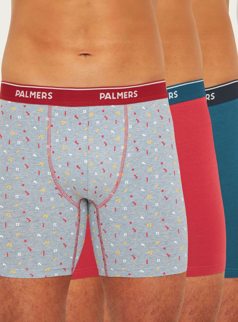 Pack 3 Bóxer Largo Algodón Palmers Hombre P3132L05-0