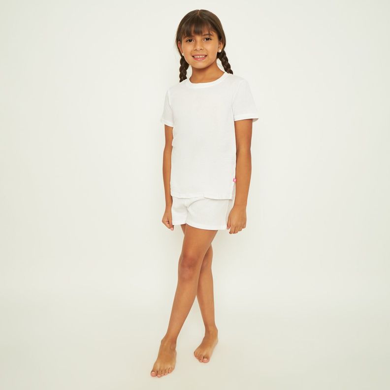 Set Pijama Corto Tie Dye Algodón Niña Palmers 66215BCO-0