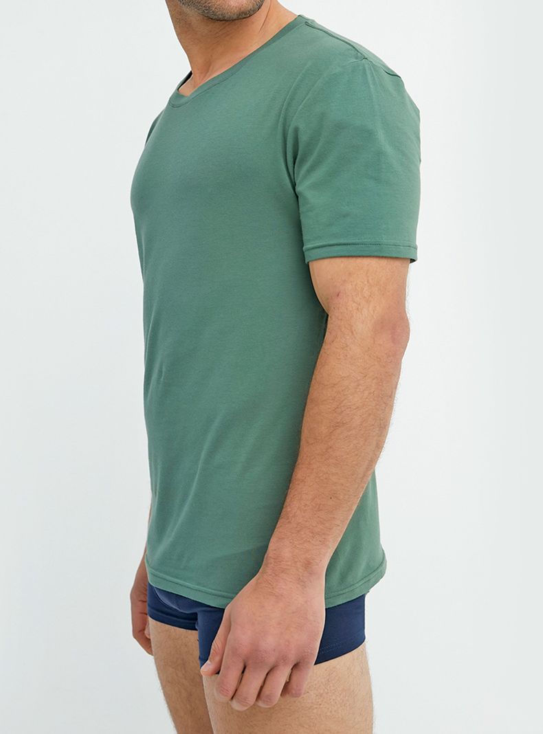 Camiseta Manga Corta Cuello Polo Algodón Verde Palmers-0