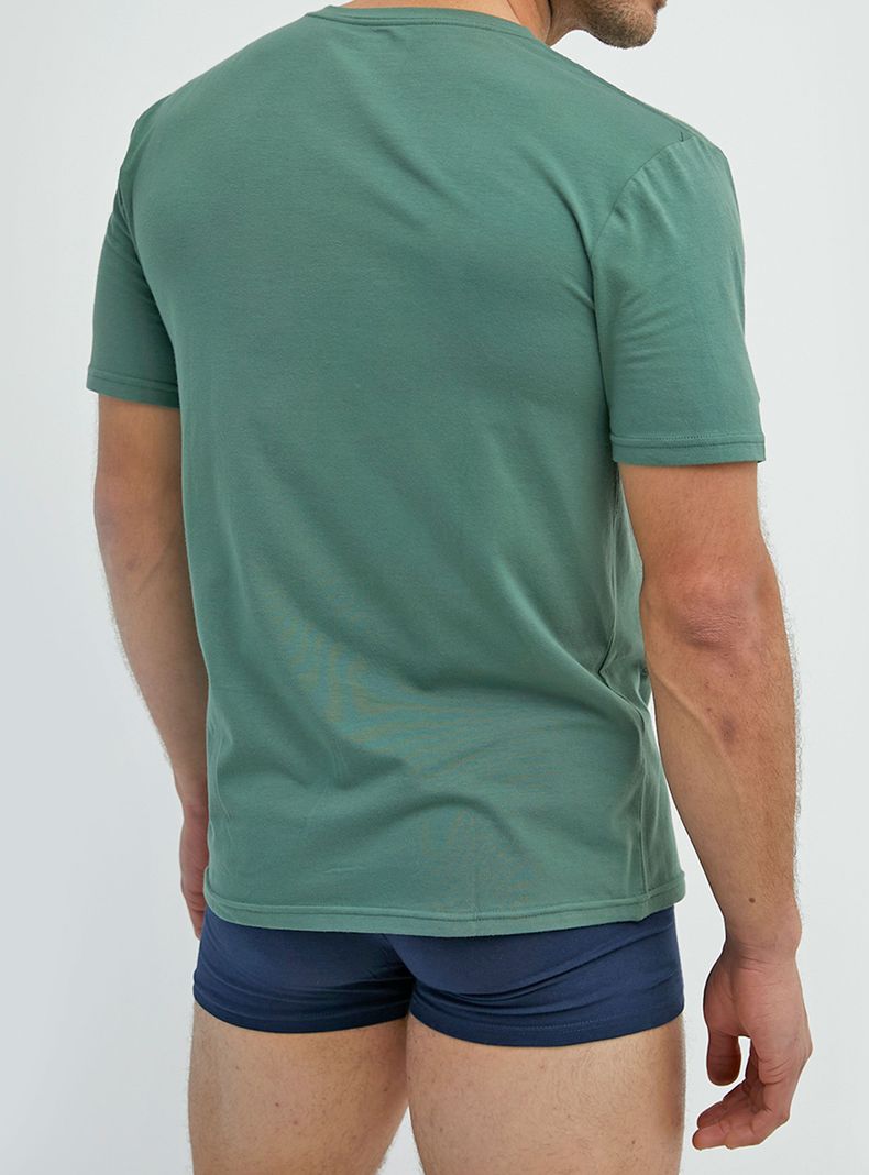 Camiseta Manga Corta Cuello Polo Algodón Verde Palmers-1