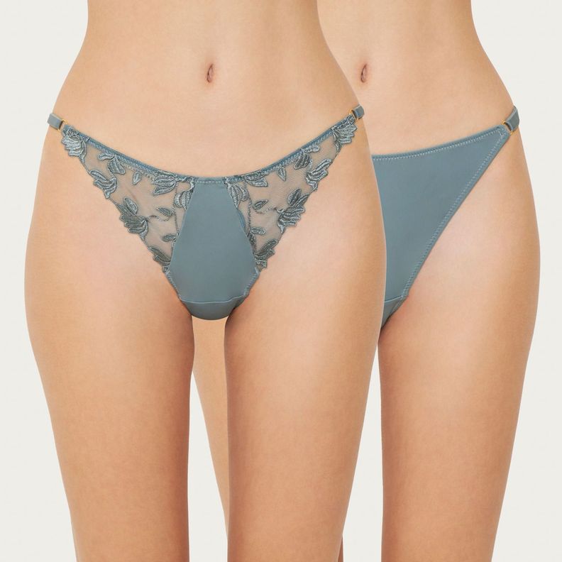 Pack 2 Calzon Bikini Encaje Microfibra Chic France 30639ACE-0