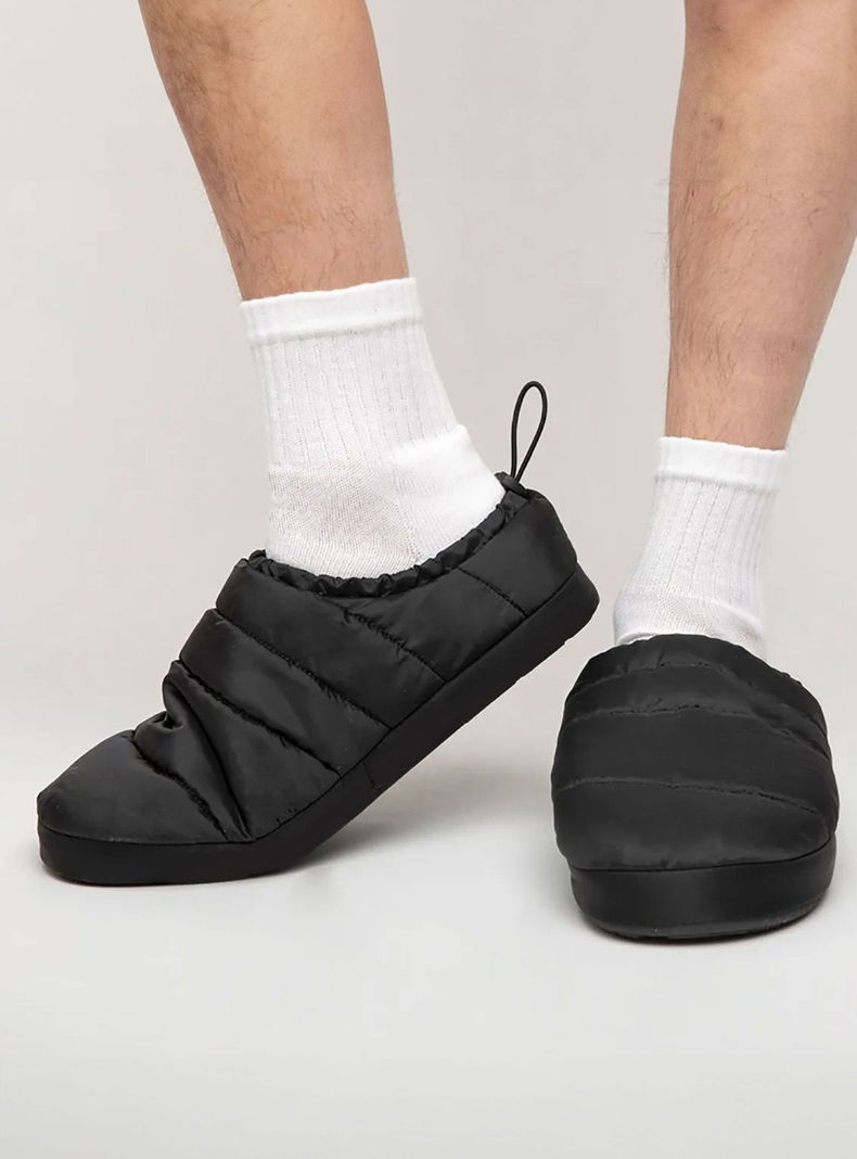 Pantuflas Acolchadas Hombre Enersocks 80961neg-1