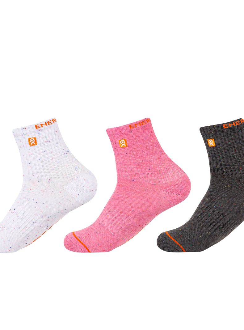 Pack 3 Calcetines Mujer Medios Algodón Enersocks 80841H33-1