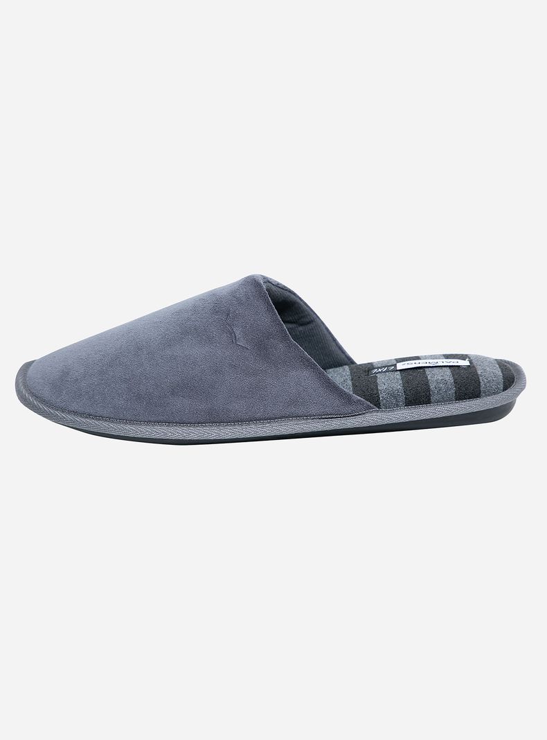 Pantuflas Hombre Gris Palmers-3