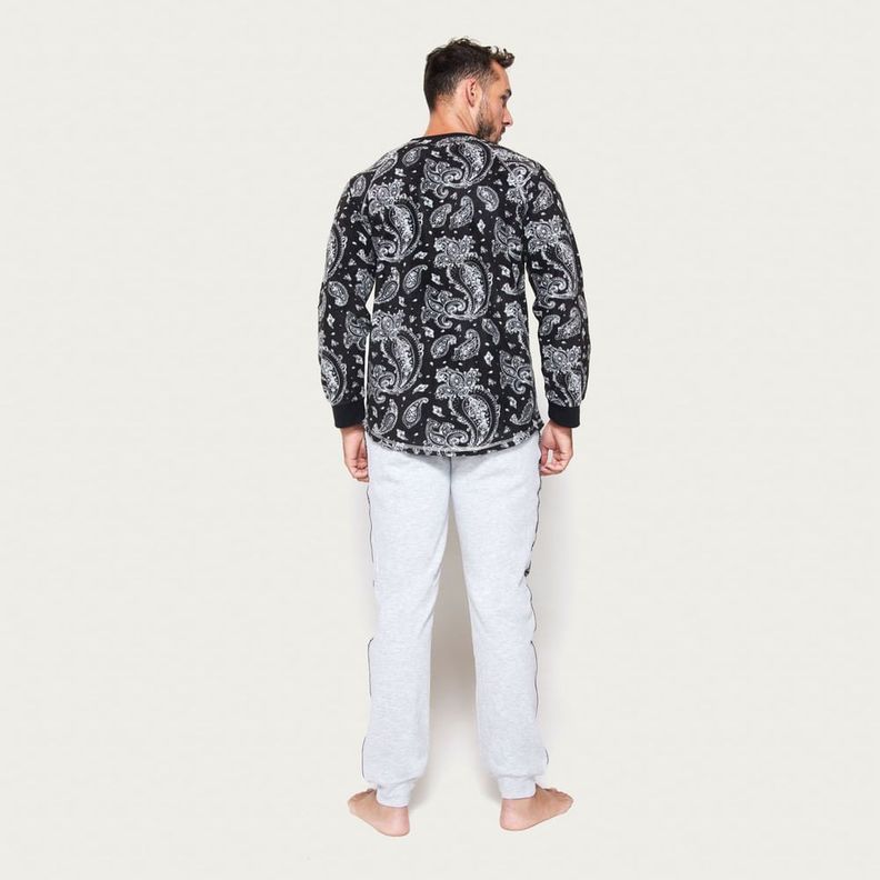 Pijama Hombre Largo Micropolar Palmers 8J32BGRI-1