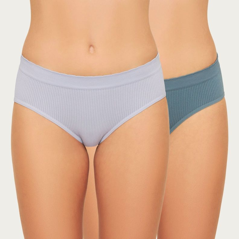 Pack 2 Bikinis Seamless Rib Knit Palmers P16742124-0
