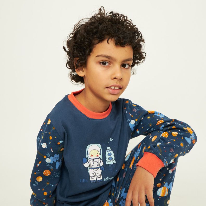 Pijama Largo Algodón Niño Palmers-3