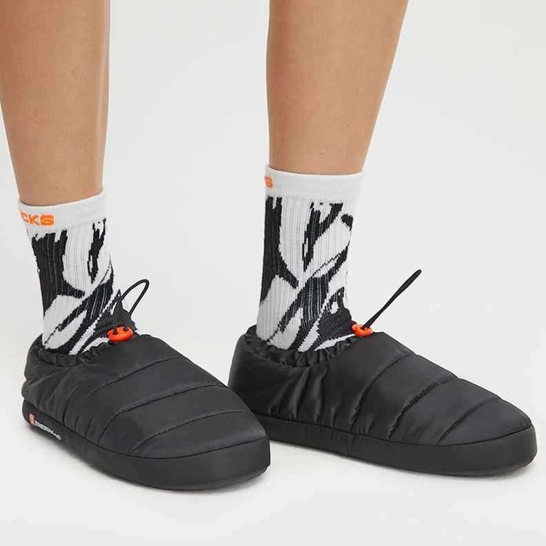 Pantuflas Mujer Acolchadas 80987NEG-1